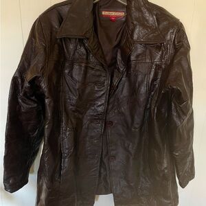 Mens Vintage Tudor Court Leather Jacket sz L